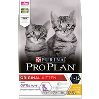 Сухой корм для кошек Pro Plan Original Kitten OptiStart с курицей 3 кг