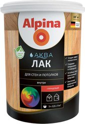 Аква для стен и потолков (глянцевый, 0.9 л)