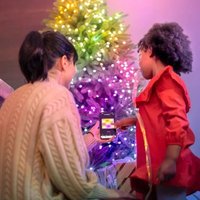 Новогодняя гирлянда Twinkly Candies Stars 200 LED с Wi-Fi и Bluetooth (зеленый провод)
