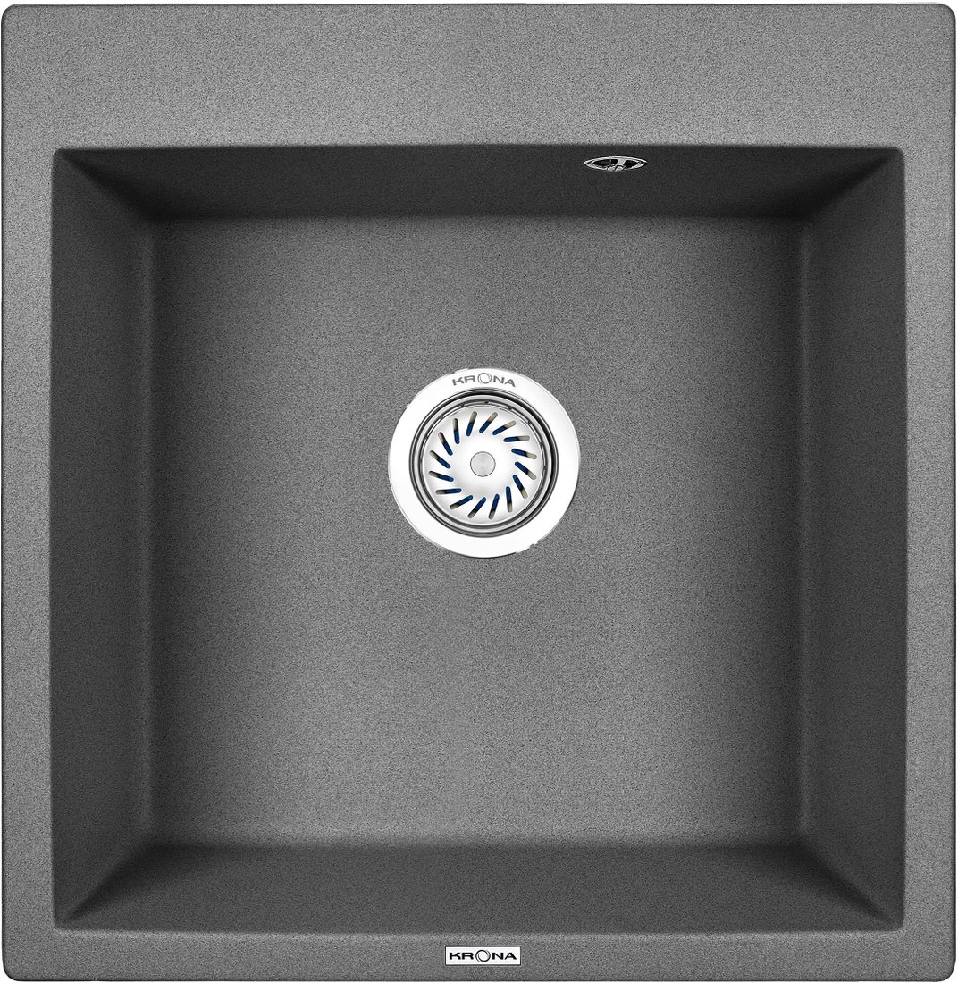 

Кухонная мойка Krona Quadrat W510-520 1 (графитовый)