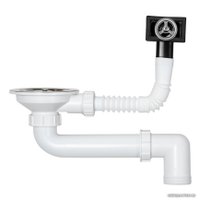 Кухонная мойка Aquasanita Quadro SQQ100W (alumetallic 202)