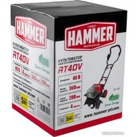 Мотокультиватор аккумуляторный Hammer RT40V (без АКБ)