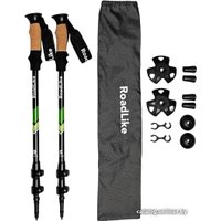 Палки для скандинавской ходьбы RoadLike 401170 (зеленый)