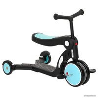 Трехколесный самокат Pituso HD-200B (черный/голубой)