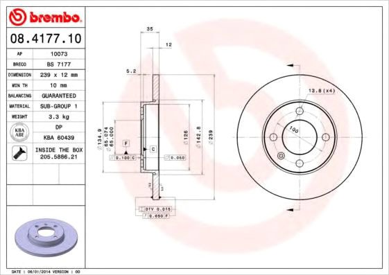 

Brembo 08417710