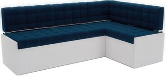 Мебель-АРС Ганновер правый 208x82x133 (темно-синий Luna 034)