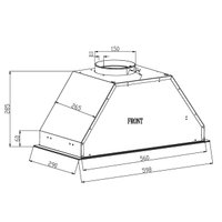 Кухонная вытяжка Schtoff Wanda 60 (черный)