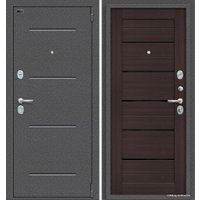 Металлическая дверь el'Porta Porta S 104.П22 (антик серебро/wenge veralinga)