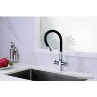 Смеситель Paulmark Salix Sa213419-CR (черный/хром)