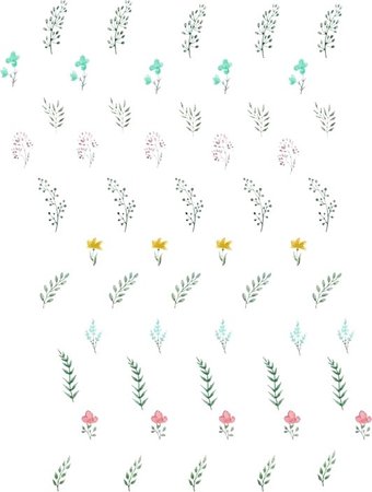 Наклейка на стену Sundays Home 640800227A (5 шт)