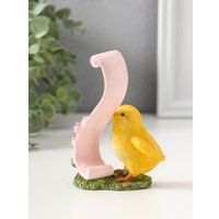 Статуэтка Sima-Land Цыпленок с цветочной лентой с пожеланием 10927829