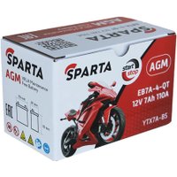 Мотоциклетный аккумулятор Sparta EB7A-4-QT, YTX7A-BS (7 А·ч)