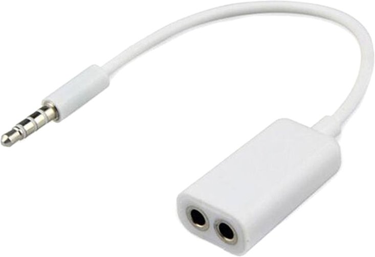 

Адаптер USBTOP Jack 3.5 mm - 2x Jack 3.5 mm (белый)