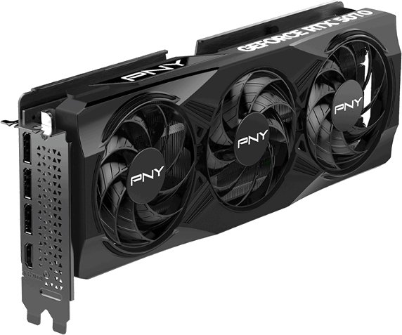 

Видеокарта PNY GeForce RTX 5070 Overclocked Triple Fan VCG507012TFXPB1-O