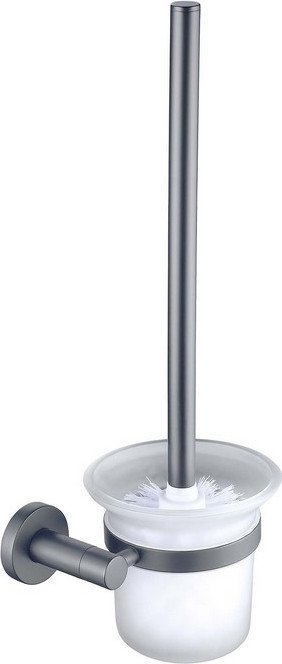 Ершик для унитаза Aquatek Вега AQ4010BGM (оружейная сталь)