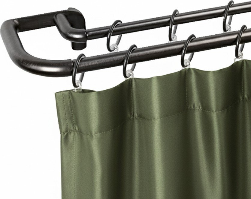 

Карниз для штор UG Home Раздвижной 2-рядный 2UT-230-330-BG (черный графит, 2.3-3.3м)