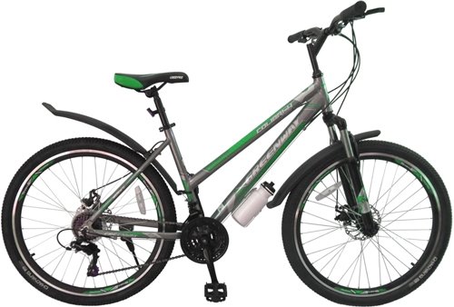 

Велосипед Greenway Colibri-H 27.5 (серый/зеленый, 2018)