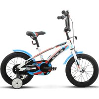 Детский велосипед Stels Shadow VC 14 2024 (белый/синий)