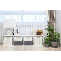 Коробка для хранения Violet Лофт с крышкой 6923106 (белый)