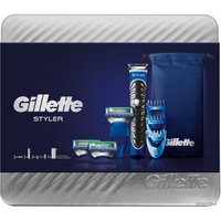 Подарочный набор Gillette Fusion Proglide 3 сменные кассеты + 3 насадки для бороды + чехол