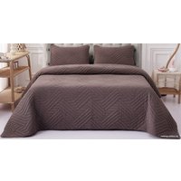 Набор текстиля для спальни Sofi De MarkO Мориц 230х250 Пок-МЦ-шк-230х250 (шоколадный)