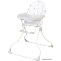 Высокий стульчик Polini Kids 252 (звездное сияние, белый/серый)