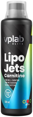 L-карнитин Vplab LipoJets Carnitine (лайм/чай, 500 мл)