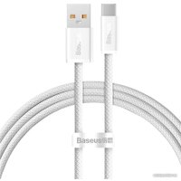 Кабель Baseus Dynamic Series Fast Charging Data Cable 100W USB Type-A - USB Type-C (1 м, белый)