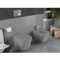 Унитаз подвесной Mexen Teo 30854061 (светло-серый матовый) (без бачка)