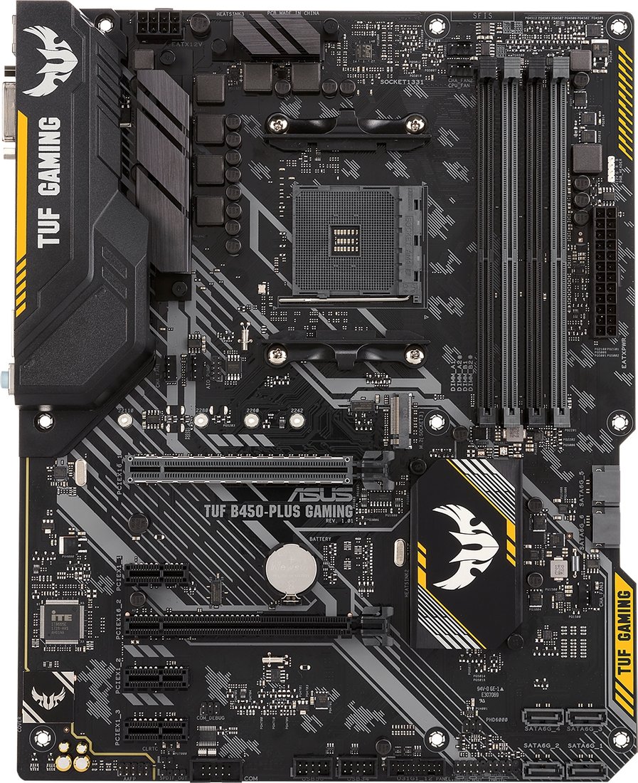 

Материнская плата ASUS TUF B450-PLUS Gaming