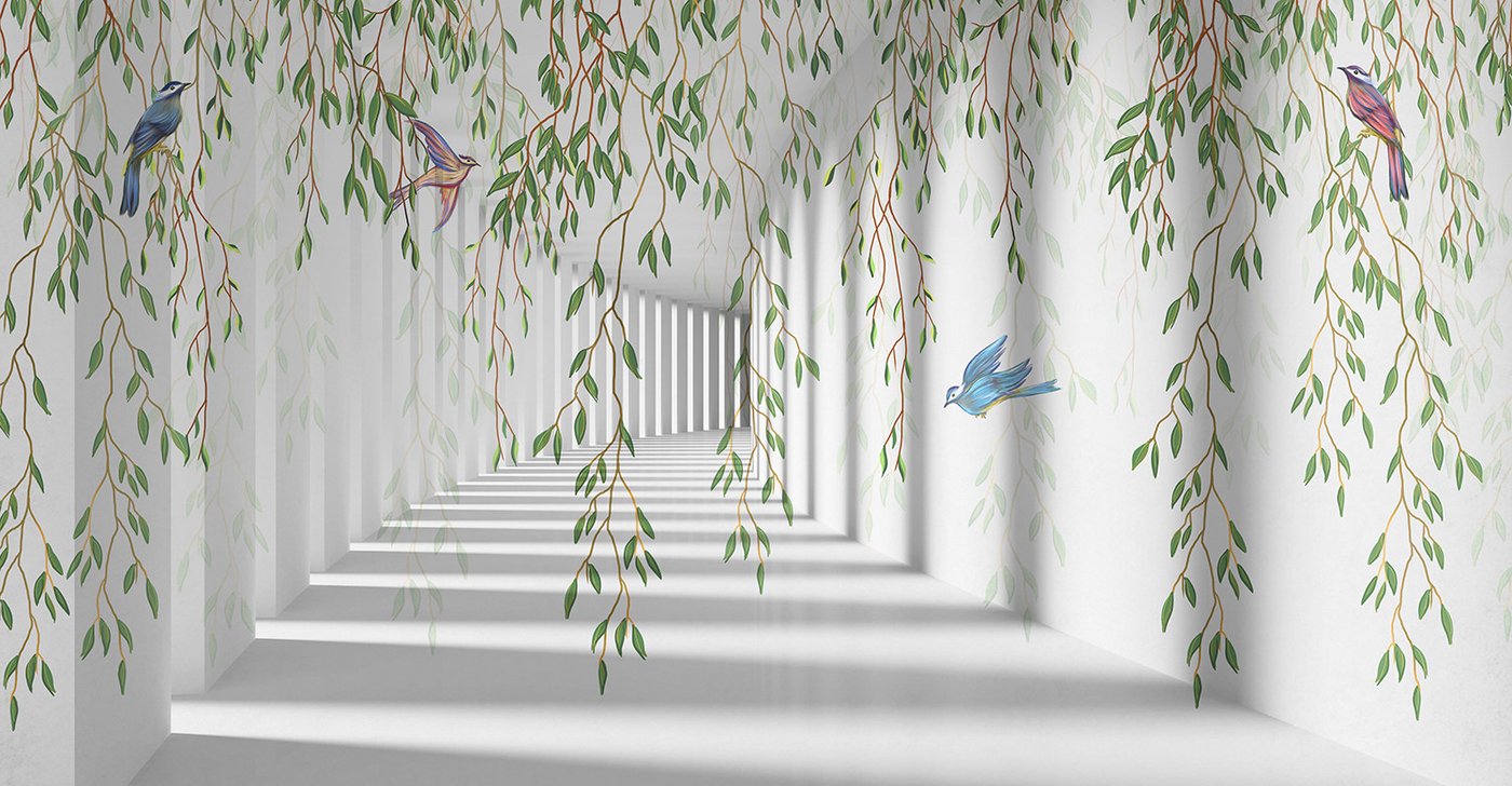 

Фотообои Citydecor Flower tunnel 3D 1 468x265