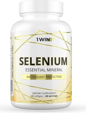 Витамины, минералы 1WIN Селен Selenium Prolong 125 мкг (60 капсул)