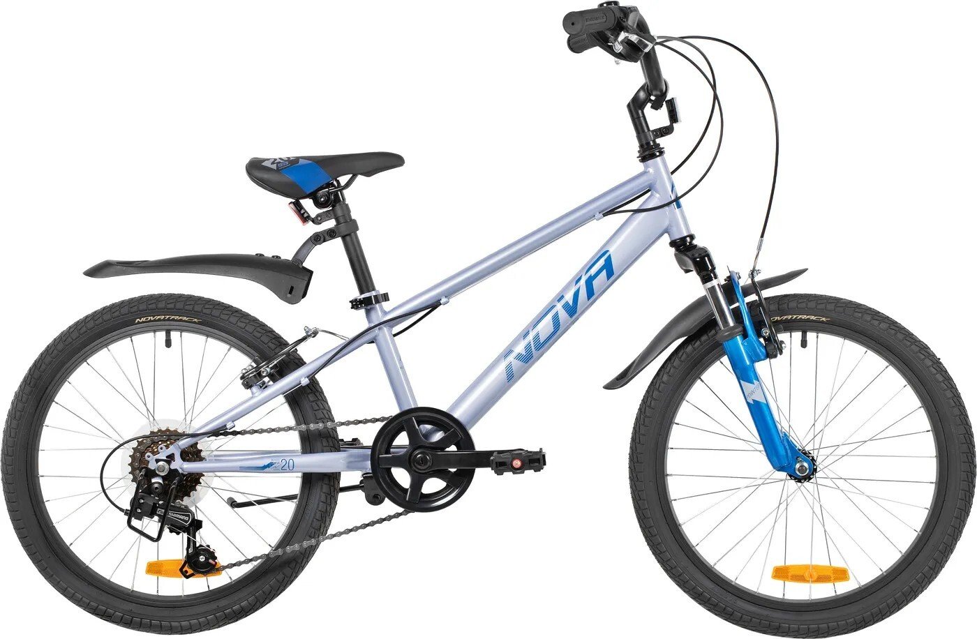 

Детский велосипед Novatrack Pointer 20 20SH6V.POINTER.GR6 (серый)