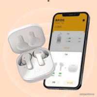 Наушники QCY T13 (белый) + брендированный брелок QCY