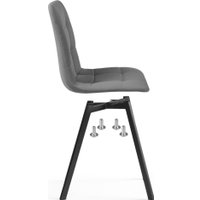 Стул Notta Чилли (белый/светло-серый)