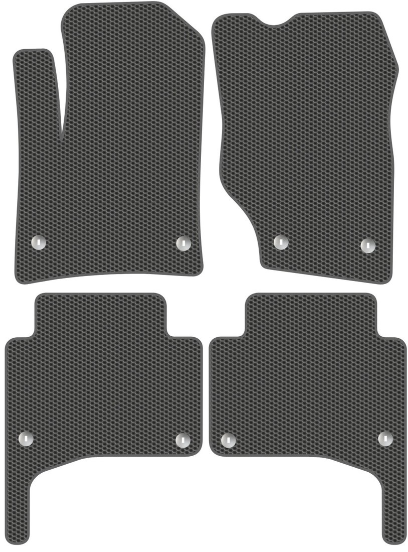 

Комплект ковриков для авто Alicosta Volkswagen Touareg I (suv / GP) 2002 - 2010 (серый)