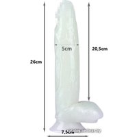 Фаллоимитатор Lovetoy Lumino Play Dildo 26 см LV319023