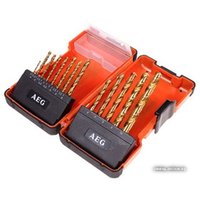 Набор сверл AEG Powertools HSS-TIN 19 предметов [4932352245]
