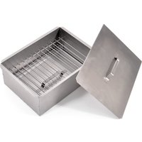 Коптильня Chugun Invest Коптильня двухъярусная 380х280х170 мм нерж. 0.8 мм