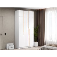 Шкаф распашной ЭлиГард Aura 3Dа (белый)