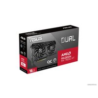 Видеокарта ASUS Dual Radeon RX 7600 XT OC Edition 16GB GDDR6 DUAL-RX7600XT-O16G
