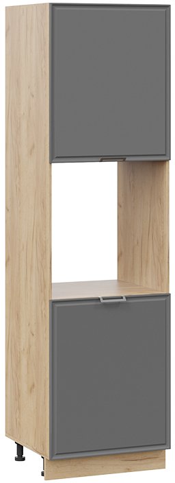 

Шкаф напольный Трия Белладжио 1П6 (дуб крафт золотой/софт графит)