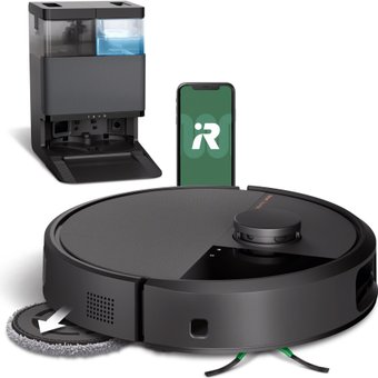 Робот-пылесос iRobot Roomba Plus 505 Combo Robot + AutoWash Dock (черный)
