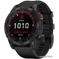 Умные часы Garmin Fenix 7X Solar (сланцево-серый/черный)