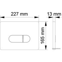 Панель смыва Berges Wasserhaus Novum D7 (белый)