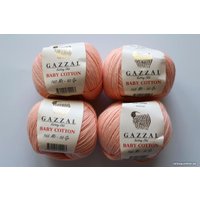 Пряжа для вязания Gazzal Baby Cotton 3412 50 г 165 м (персик)