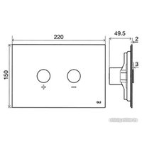 Инсталляция для унитаза OLI 885055+887610