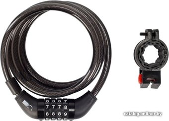 Тросовый велосипедный замок Green Cycle GLK-120 12х150