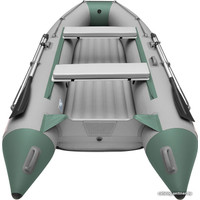 Моторно-гребная лодка Roger Boat Trofey 3300 (без киля, серый/зеленый)