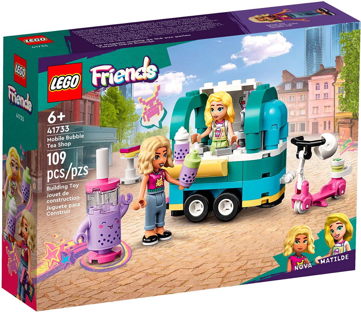 

Конструктор LEGO Friends 41733 Мобильный магазин чая с пузырьками